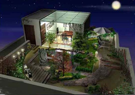 屋頂花園實(shí)景圖1